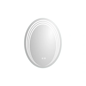 Mosmile Wall Oval LED Light Frameless Bathroom Mirror